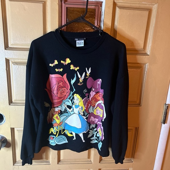 Zara Tops - ALICE IN WONDERLAND - Rare ZARA Jumper -
Small Disney Fairytale...